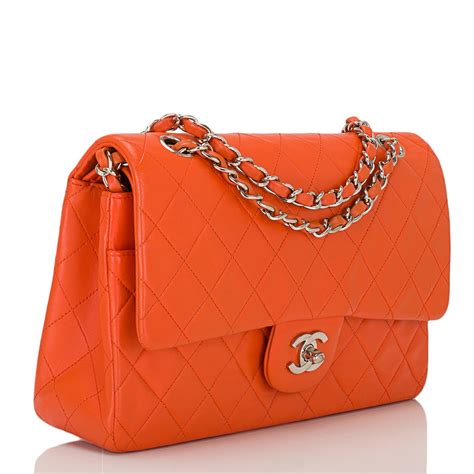 orange chanel bag|chanel orange handbag.